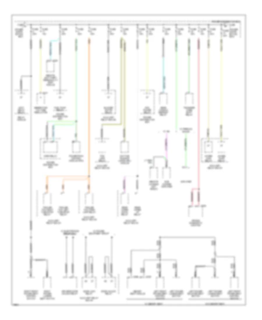 Power Distribution Wiring Diagram 2 of 5 for Ford Explorer 1996