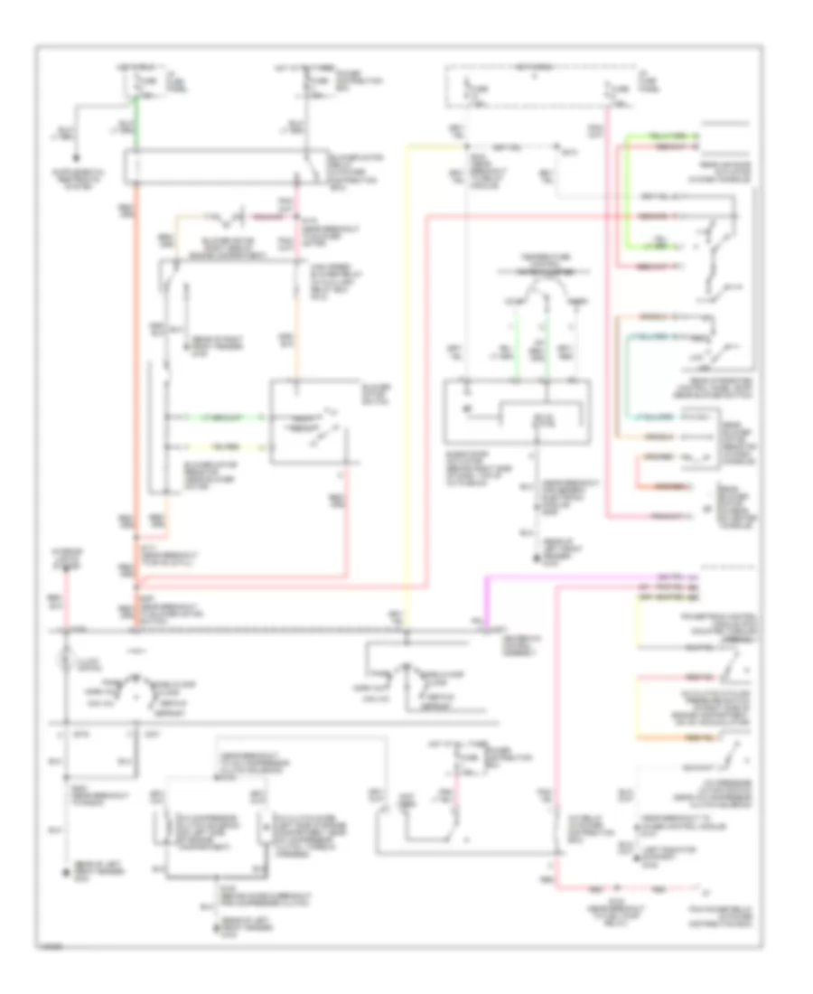 AC Wiring Diagram, Manual AC for Ford Explorer 1998