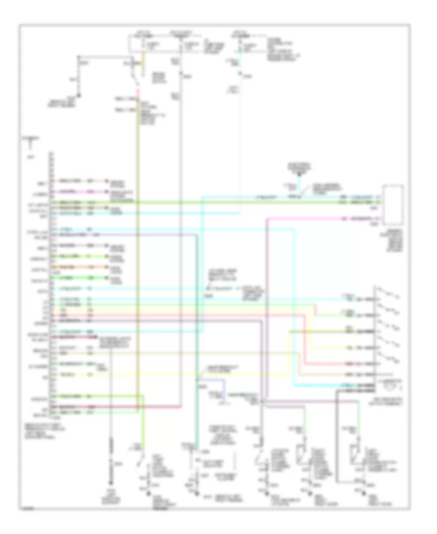 Forced Entry Wiring Diagram for Ford Explorer 1998