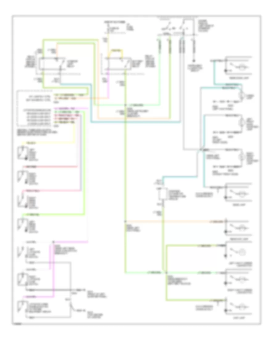 Courtesy Lamps Wiring Diagram for Ford Explorer 1998
