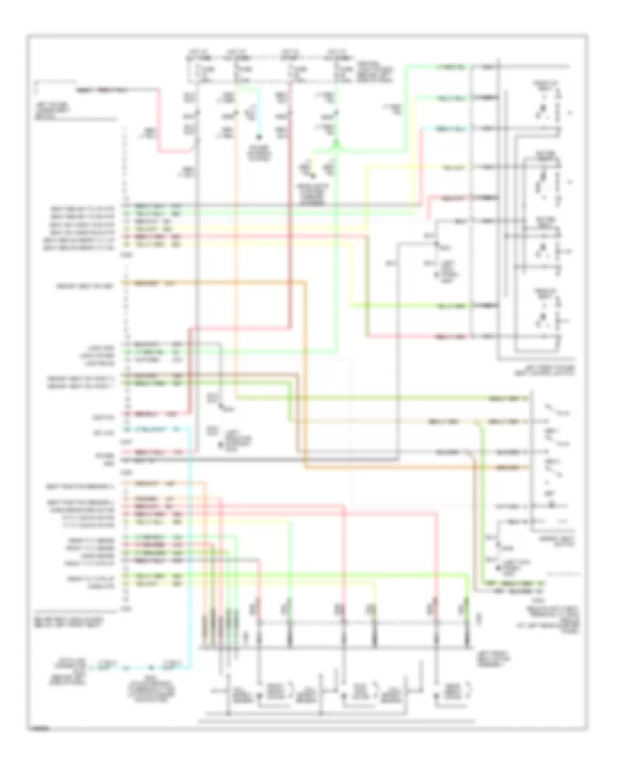 Memory System Wiring Diagrams for Ford Explorer 1998