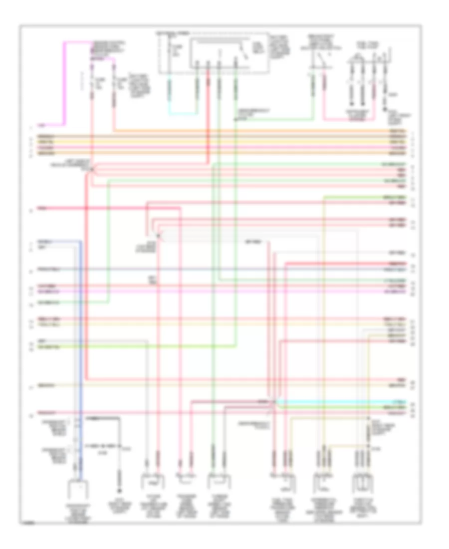 5.4L, Engine Performance Wiring Diagram, with 4R100 Transmission (2 of 4) for Ford Pickup Heritage F150 2004
