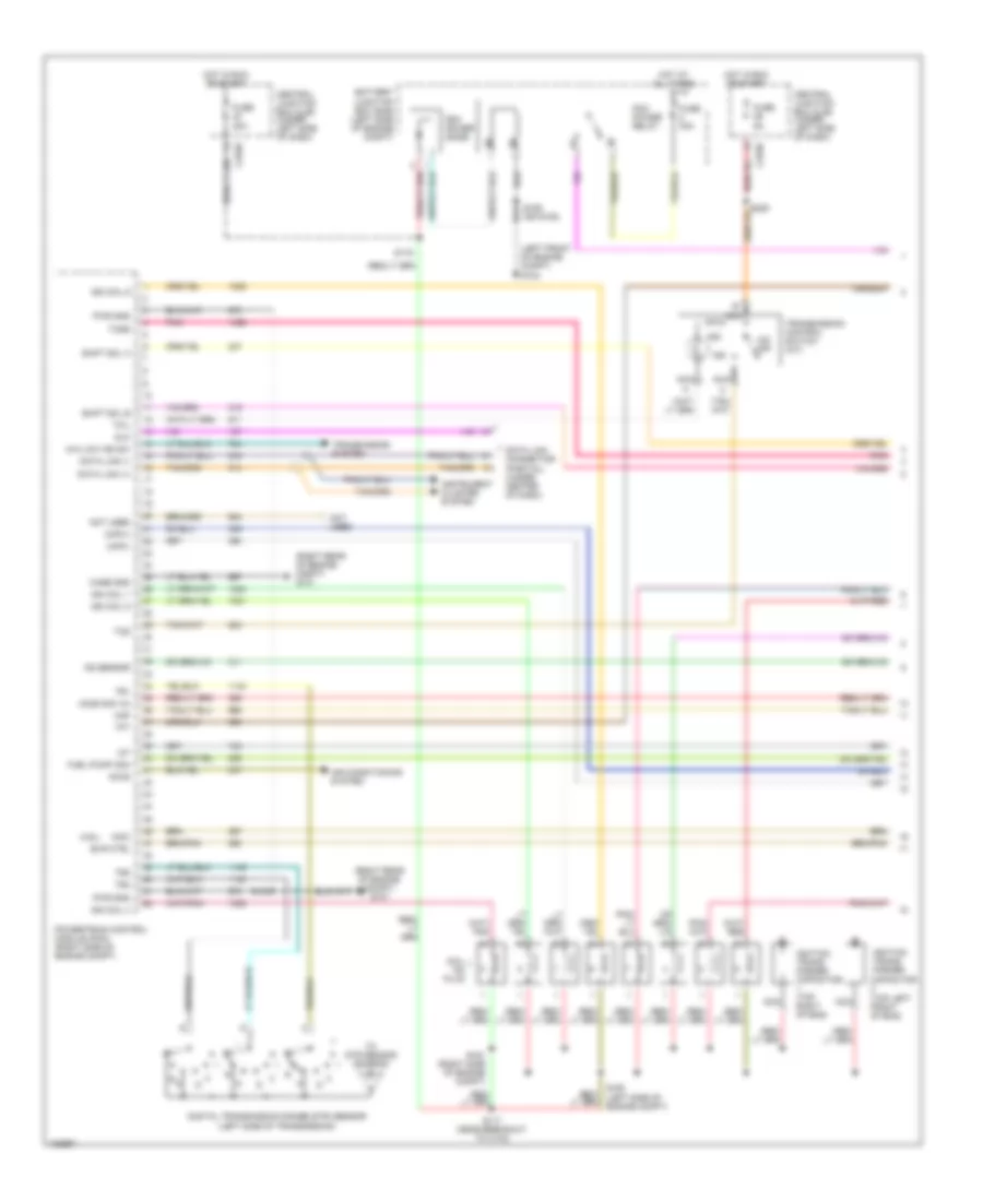 5.4L, Engine Performance Wiring Diagram, with 4R70W Transmission (1 of 4) for Ford Pickup Heritage F150 2004