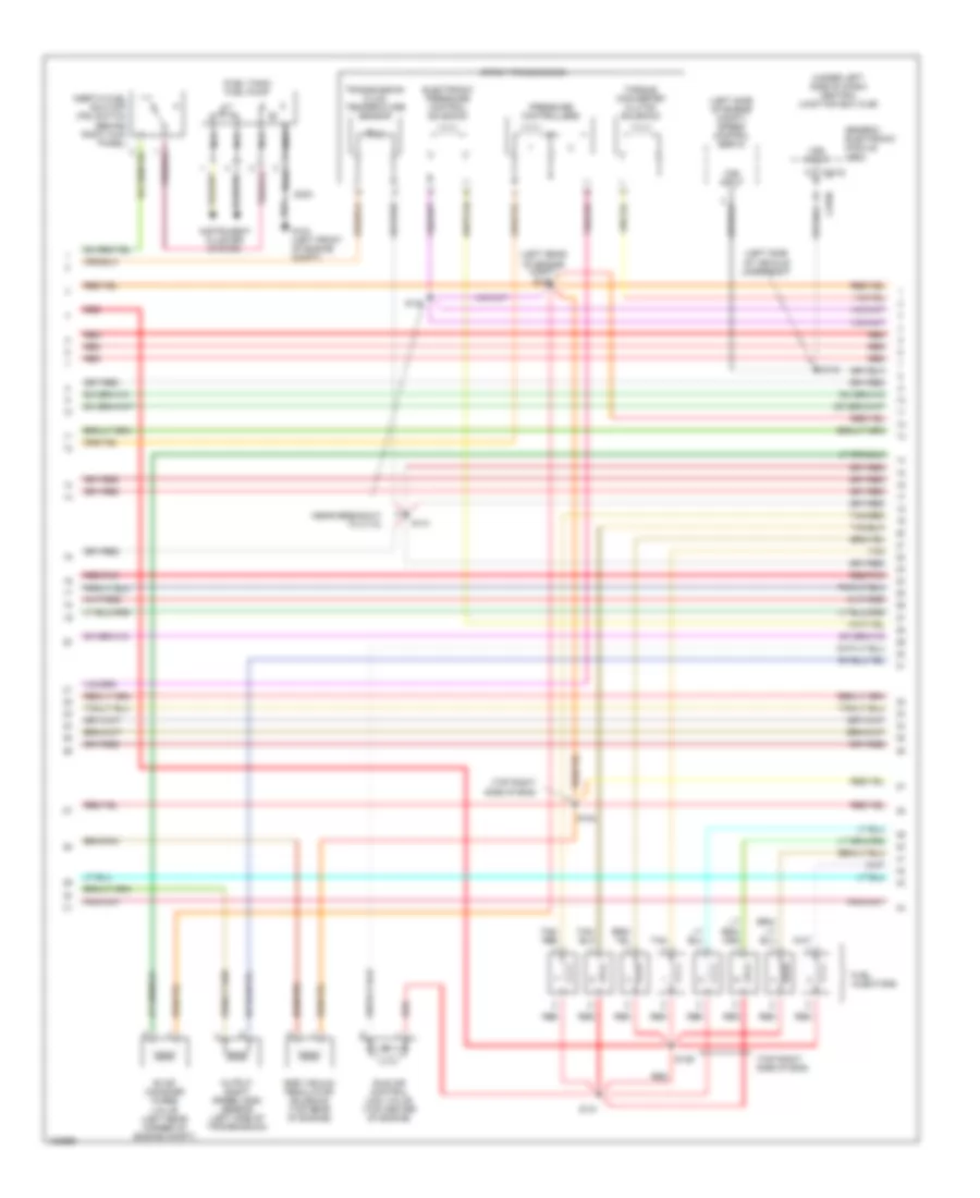 5.4L, Engine Performance Wiring Diagram, with 4R70W Transmission (3 of 4) for Ford Pickup Heritage F150 2004