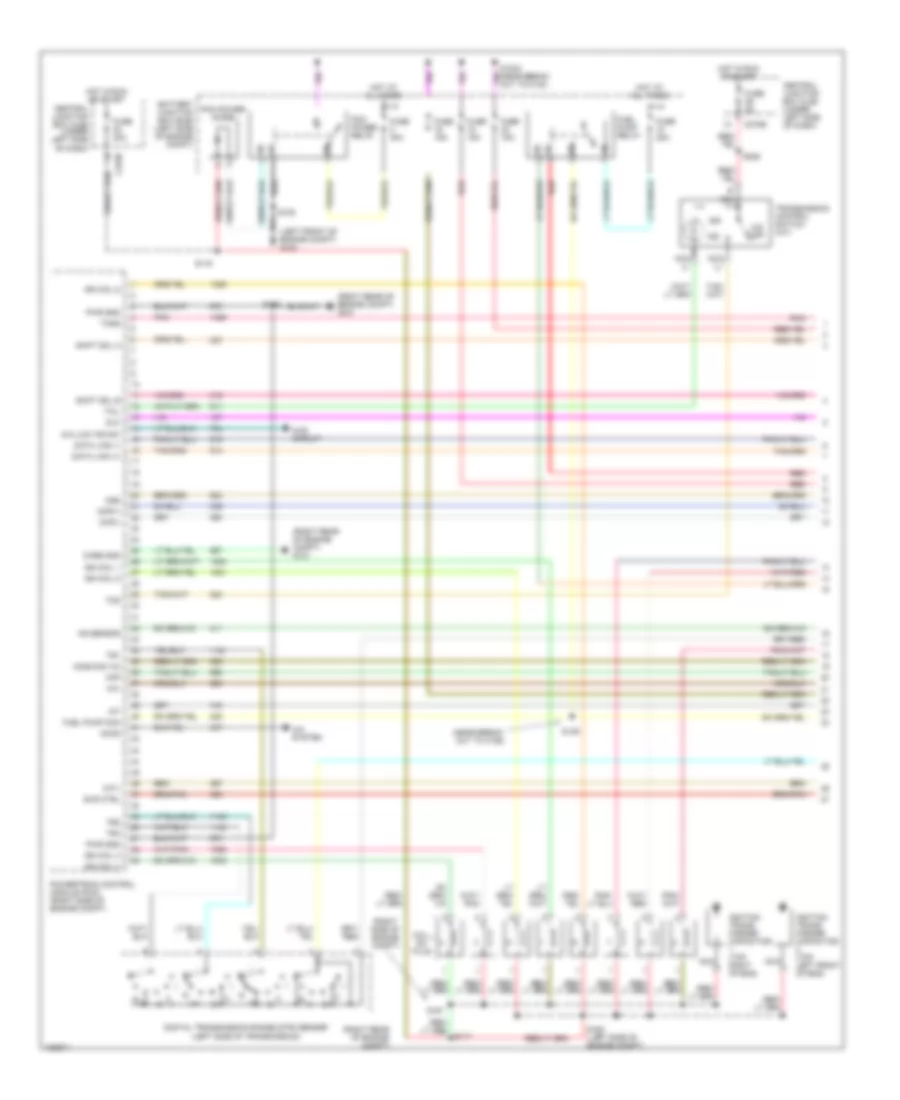 5.4L Bi-Fuel GasCNG, Engine Performance Wiring Diagram (1 of 5) for Ford Pickup Heritage F150 2004