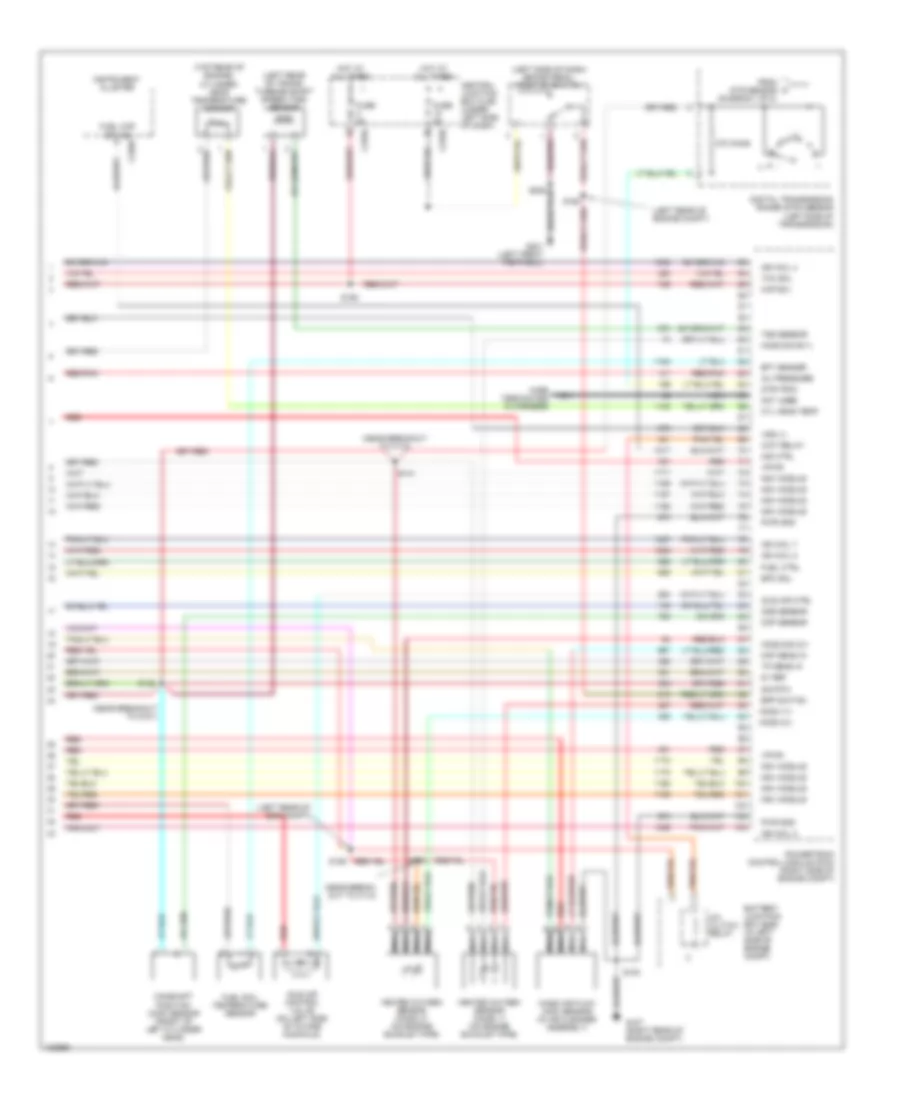 5.4L CNG, Engine Performance Wiring Diagram (5 of 5) for Ford Pickup Heritage F150 2004
