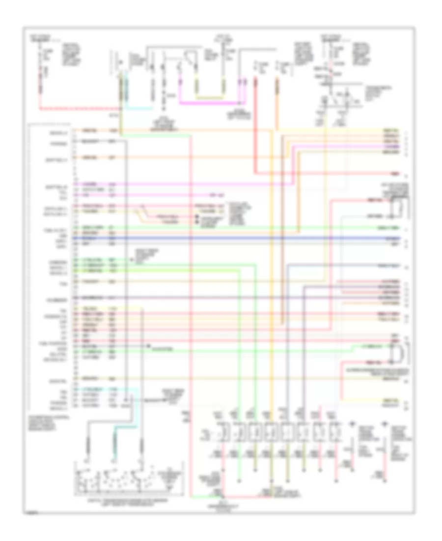 5.4L Supercharged, Engine Performance Wiring Diagram (1 of 4) for Ford Pickup Heritage F150 2004