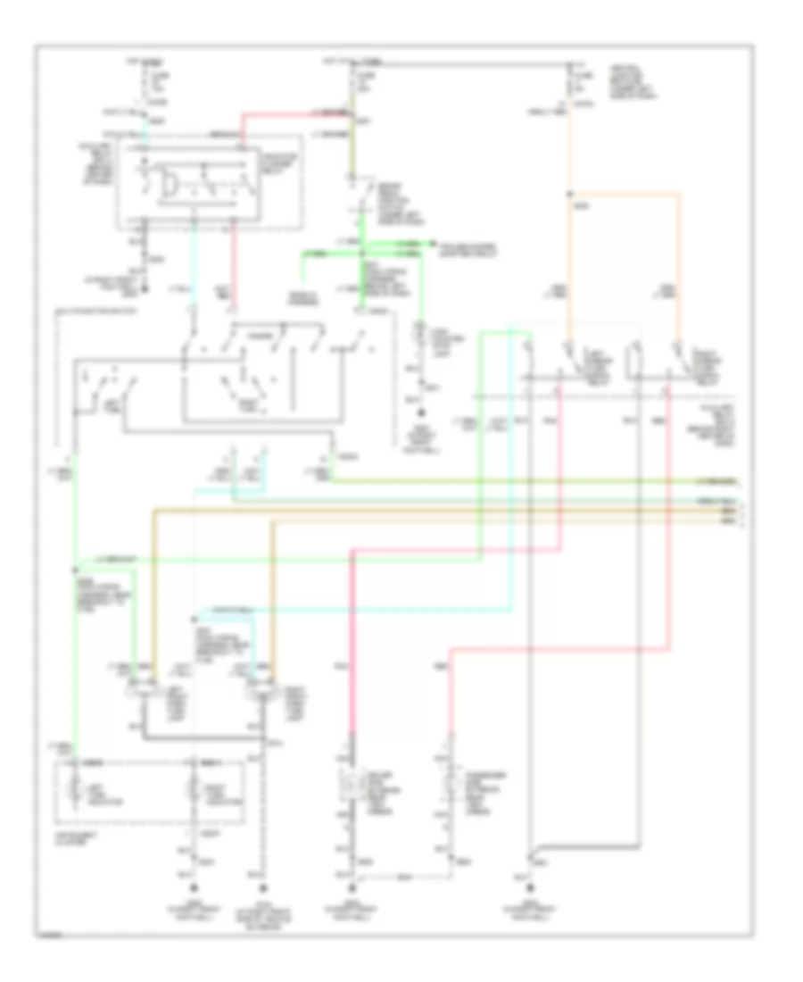Exterior Lamps Wiring Diagram (1 of 2) for Ford Pickup Heritage F150 2004