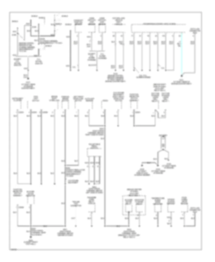 Ground Distribution Wiring Diagram 1 of 3 for Ford Pickup Heritage F150 2004