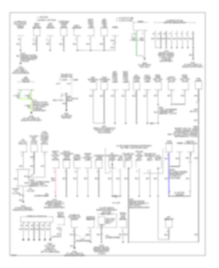 Ground Distribution Wiring Diagram (2 of 3) for Ford Pickup Heritage F150 2004