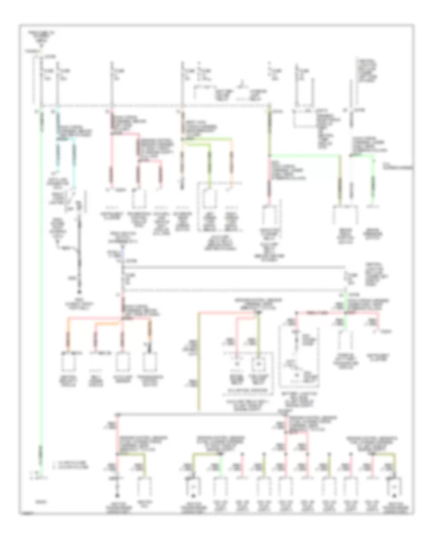 Power Distribution Wiring Diagram 3 of 4 for Ford Pickup Heritage F150 2004