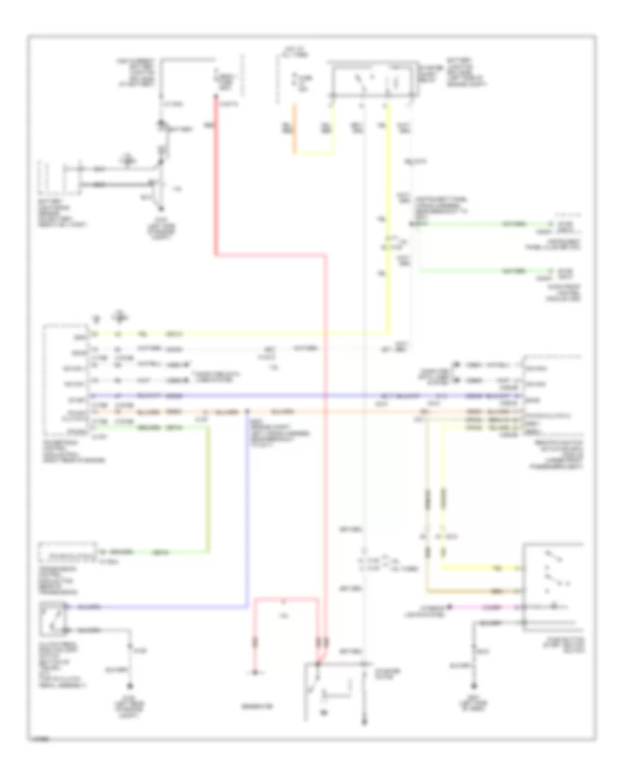 Starting Wiring Diagram with Push button start for Ford Fiesta SE 2014