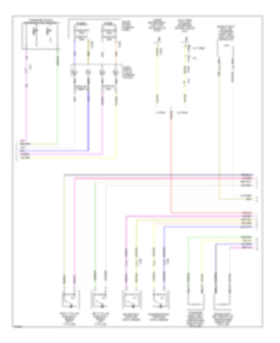 Supplemental Restraints Wiring Diagram (2 of 3) for Ford Fiesta SE 2014