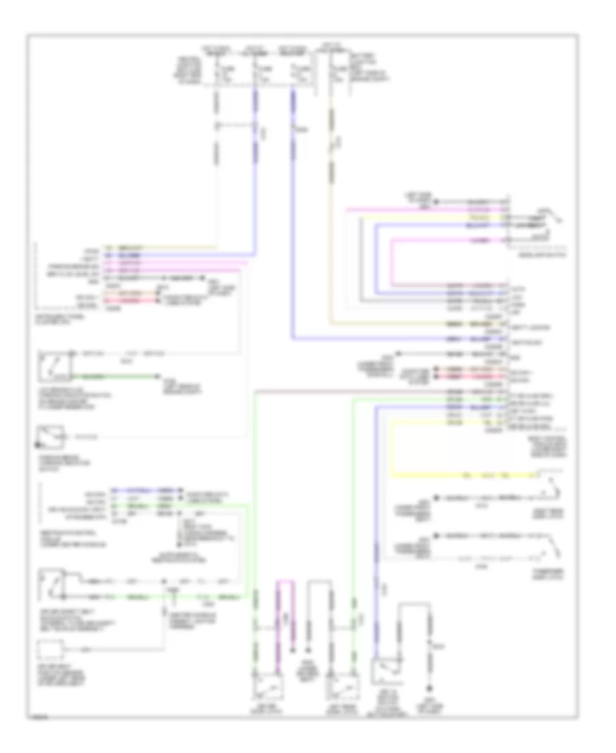 Warning Systems Wiring Diagram for Ford Fiesta SE 2014