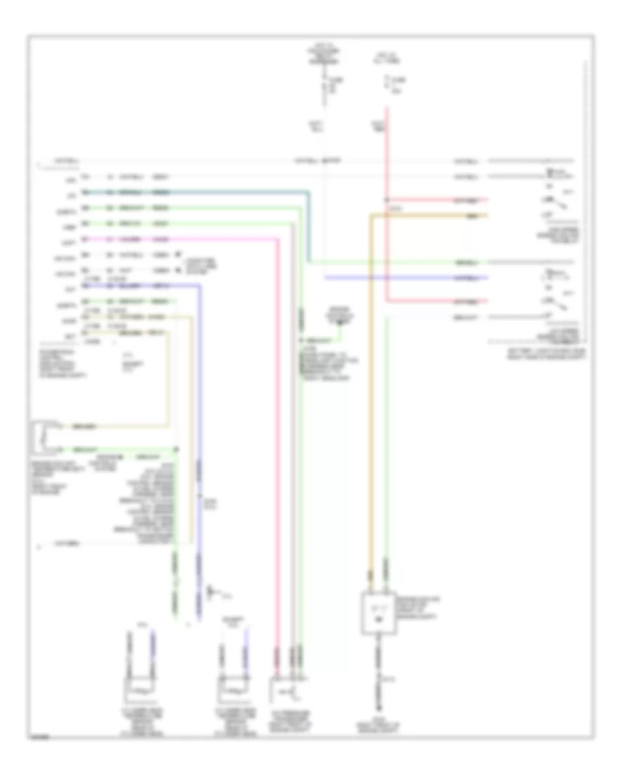 Manual A C Wiring Diagram 2 of 2 for Ford Mustang 2012