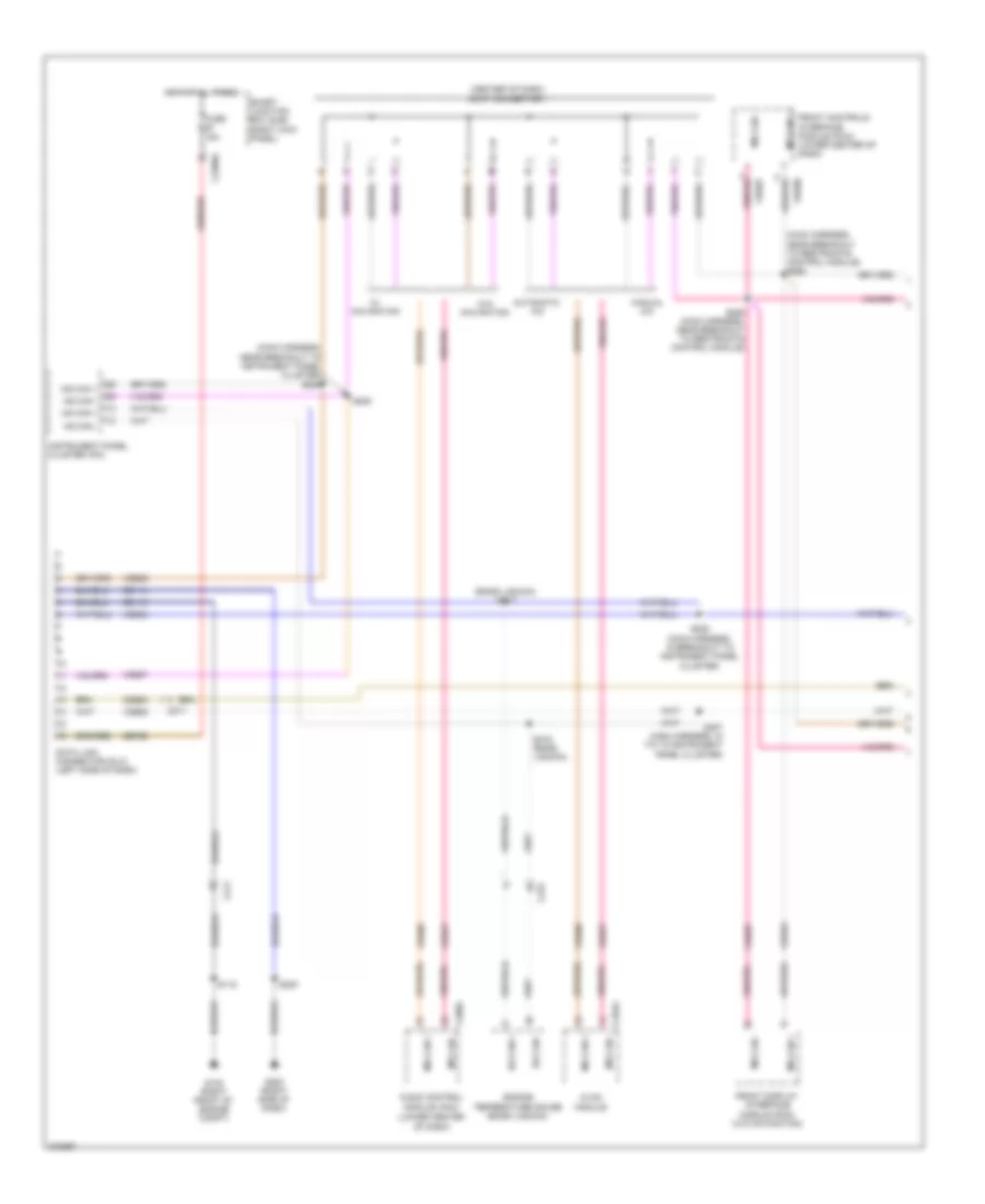 Computer Data Lines Wiring Diagram 1 of 2 for Ford Mustang 2012