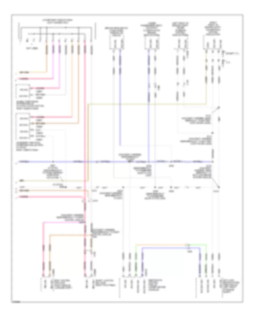 Computer Data Lines Wiring Diagram 2 of 2 for Ford Mustang 2012