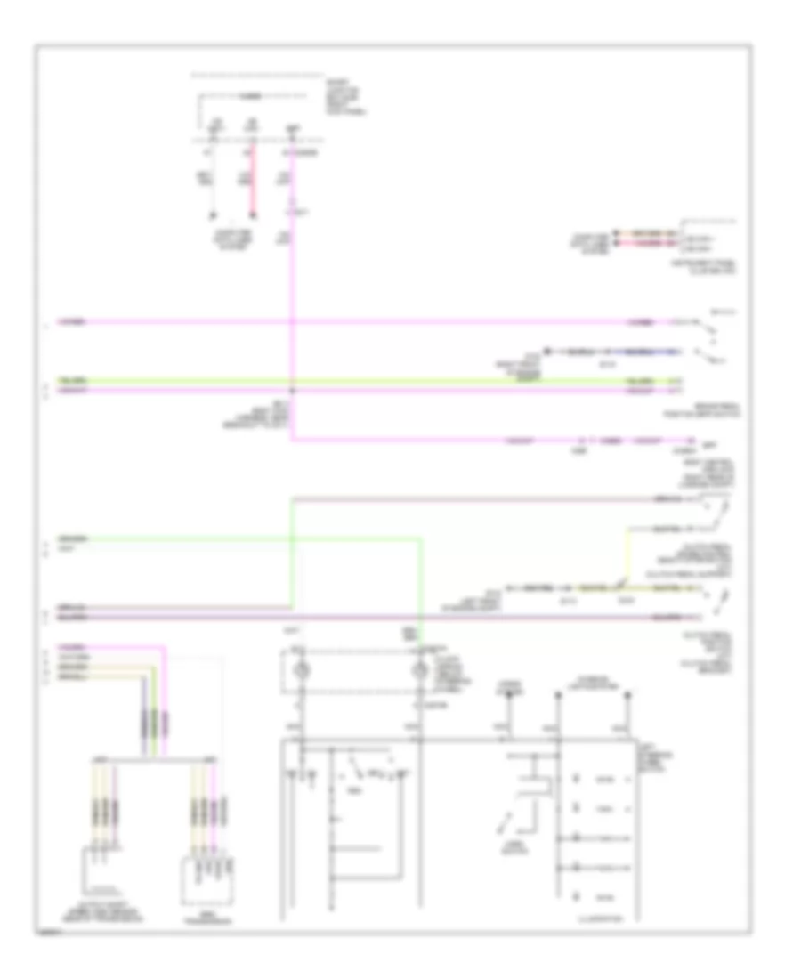 Cruise Control Wiring Diagram (2 of 2) for Ford Mustang 2012