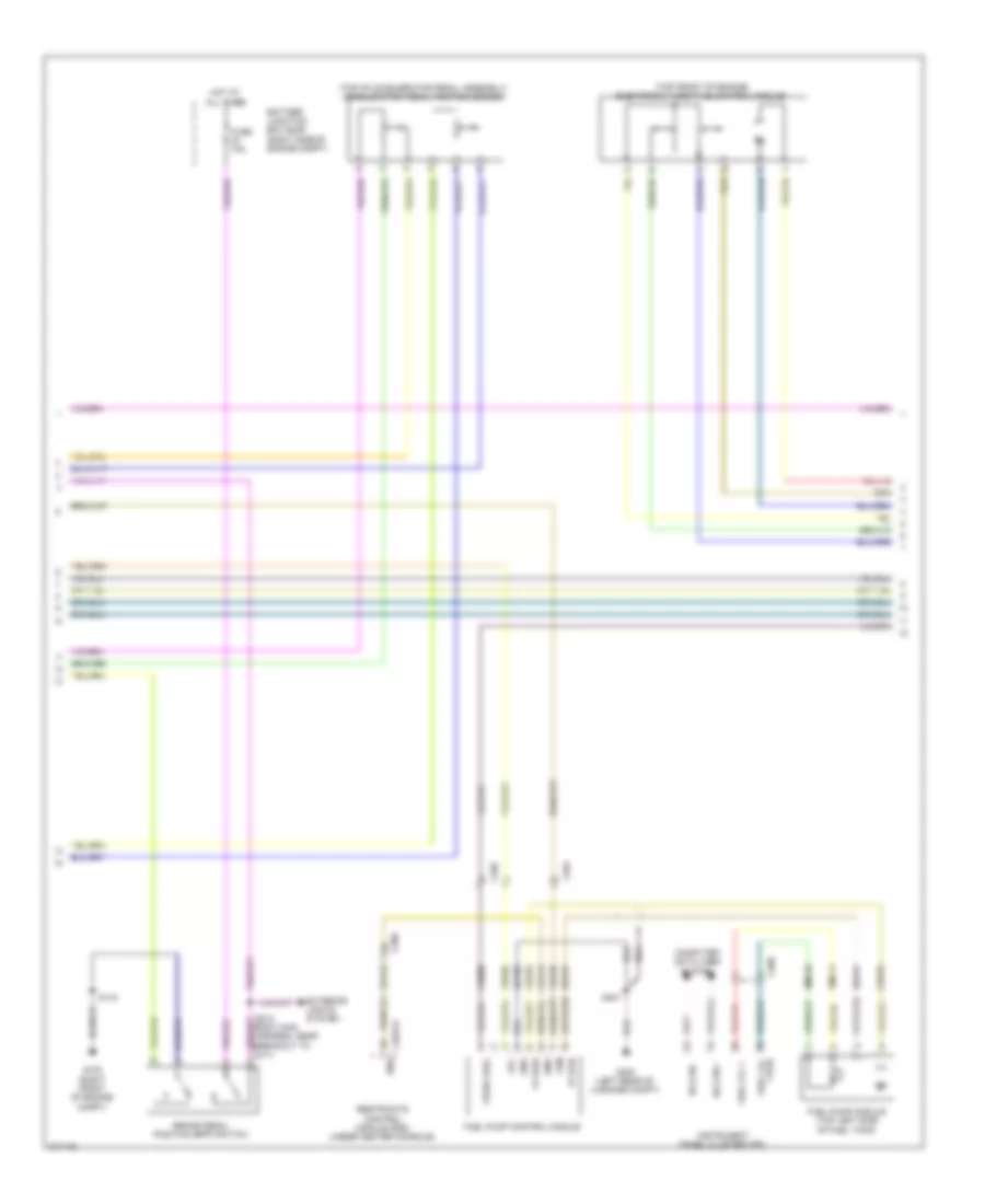 3.7L, Engine Performance Wiring Diagram (2 of 6) for Ford Mustang 2012