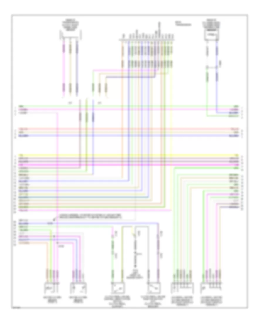 3.7L, Engine Performance Wiring Diagram (4 of 6) for Ford Mustang 2012