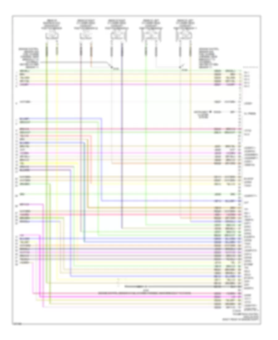3.7L, Engine Performance Wiring Diagram (6 of 6) for Ford Mustang 2012