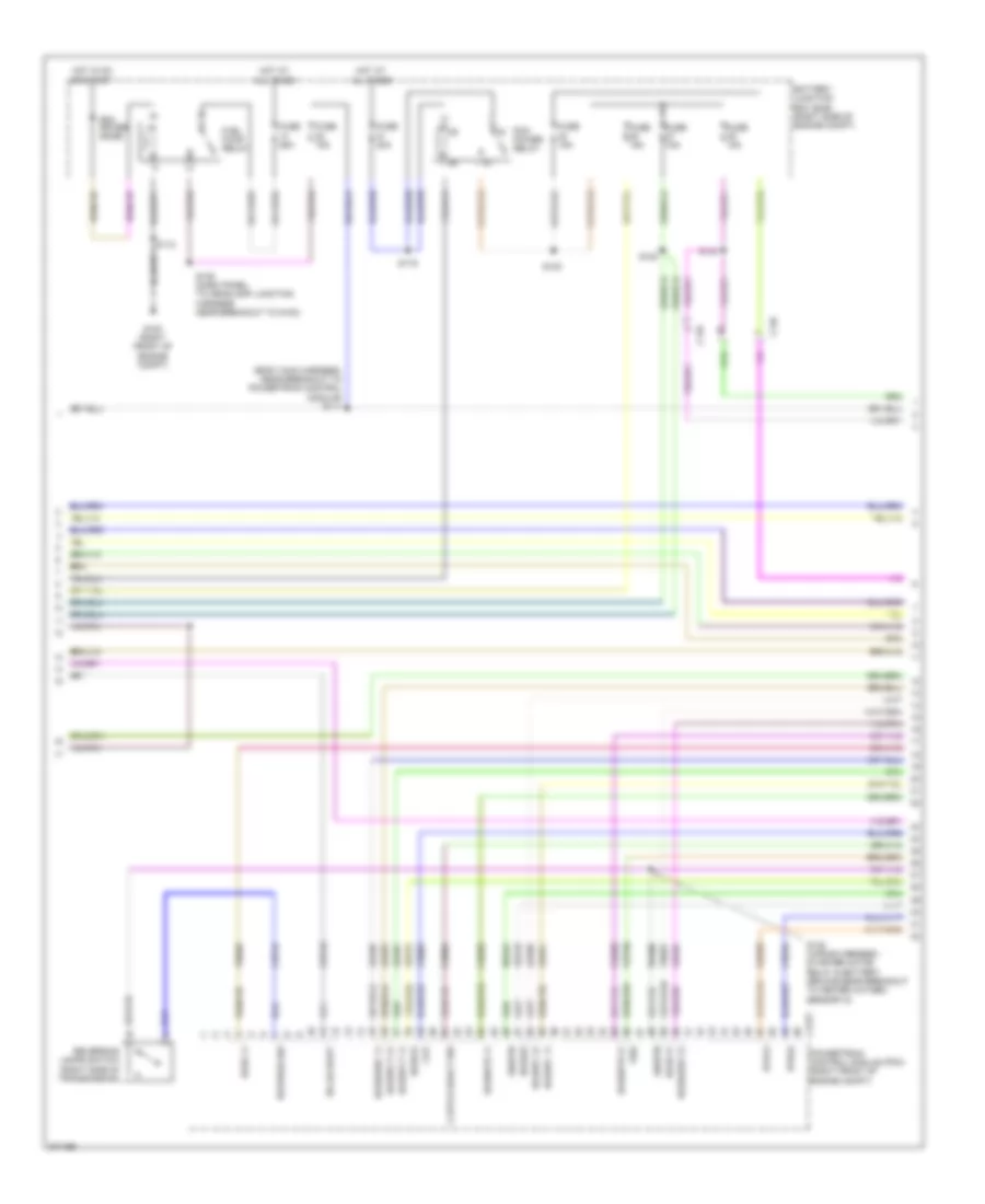 5.4L Supercharged, Engine Performance Wiring Diagram (3 of 6) for Ford Mustang 2012