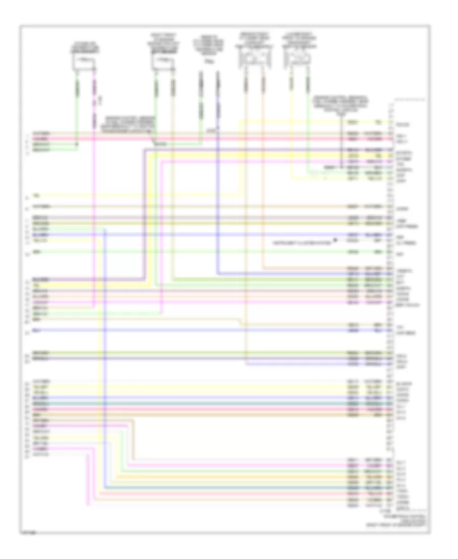 5.4L Supercharged, Engine Performance Wiring Diagram (6 of 6) for Ford Mustang 2012