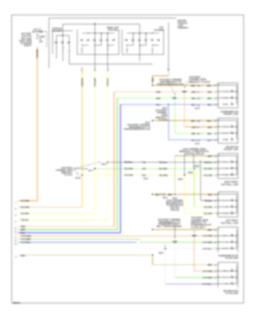 Courtesy Lamps Wiring Diagram 2 of 2 for Ford Mustang 2012