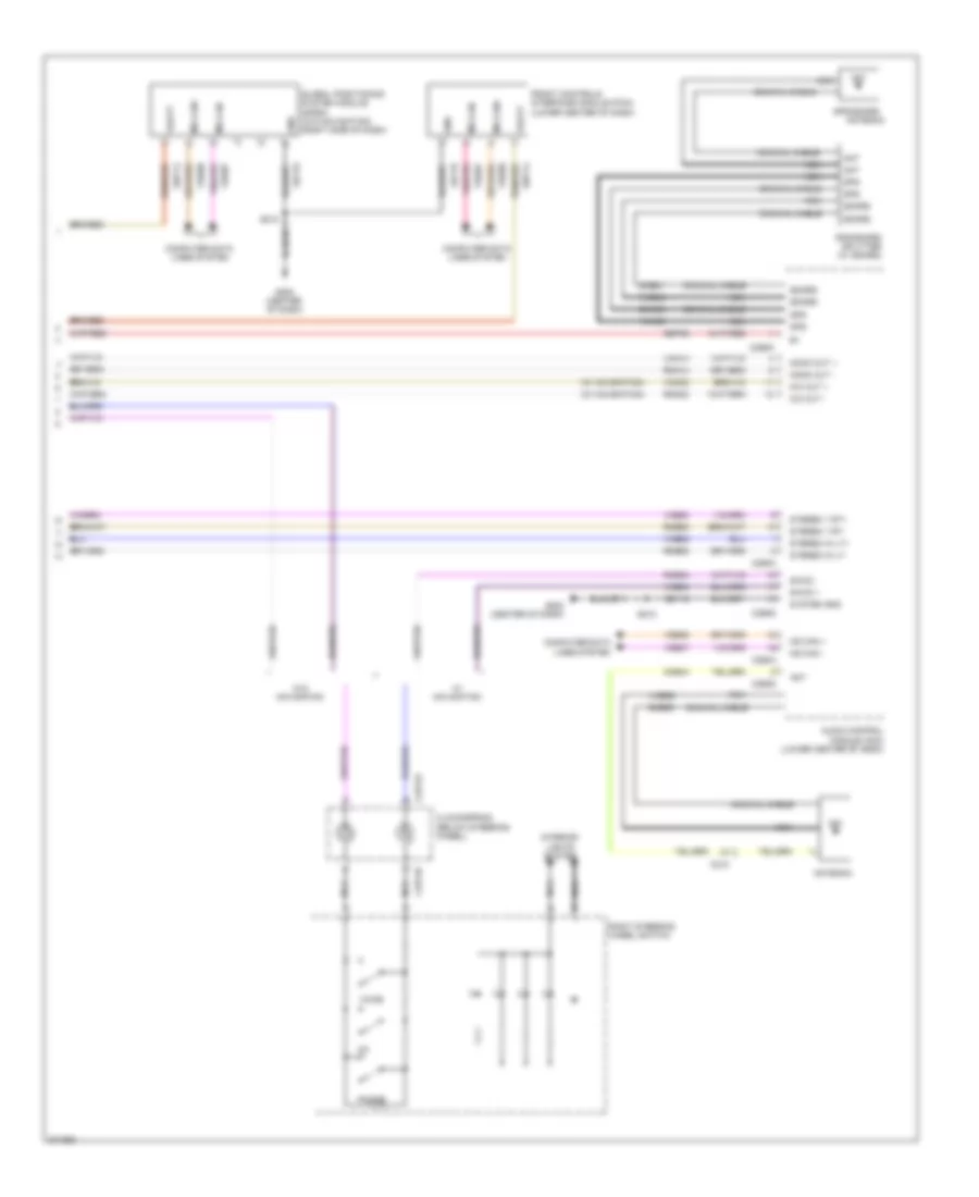 SYNC Radio Wiring Diagram (2 of 2) for Ford Mustang 2012