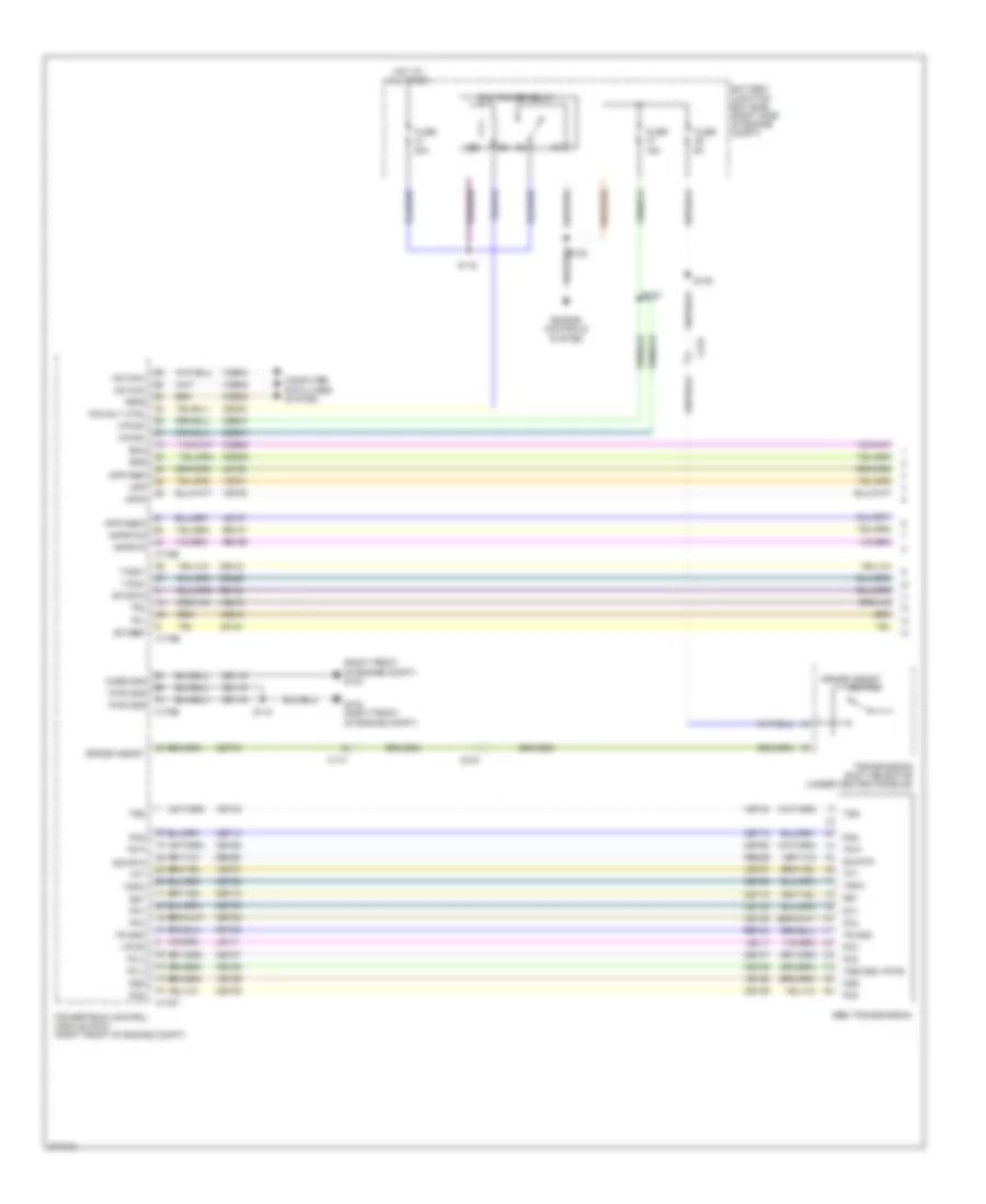 5 0L Transmission Wiring Diagram 1 of 2 for Ford Mustang 2012