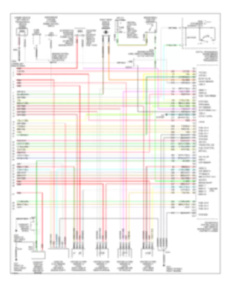 4.2L, Engine Performance Wiring Diagrams (4 of 4) for Ford Econoline E350 Super Duty 2000