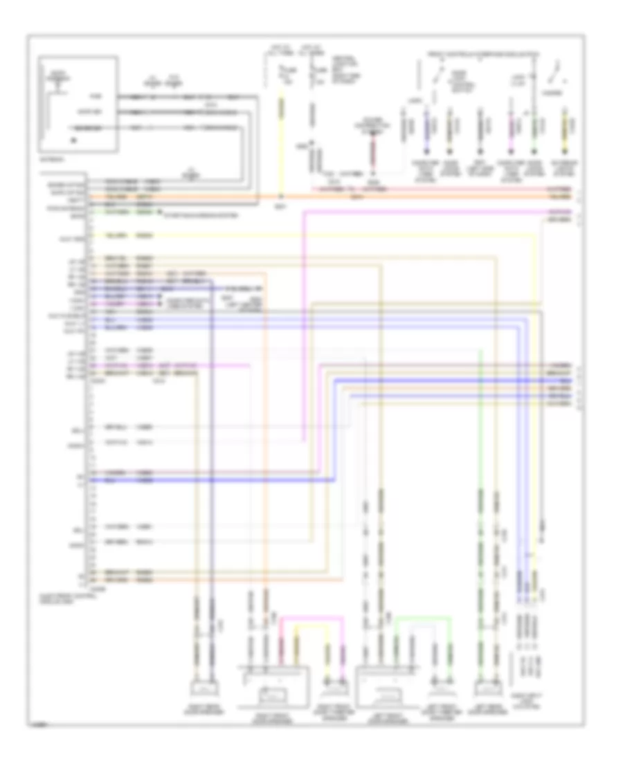 Navigation Wiring Diagram, with SYNC GEN 2 (1 of 2) for Ford Fiesta ST 2014