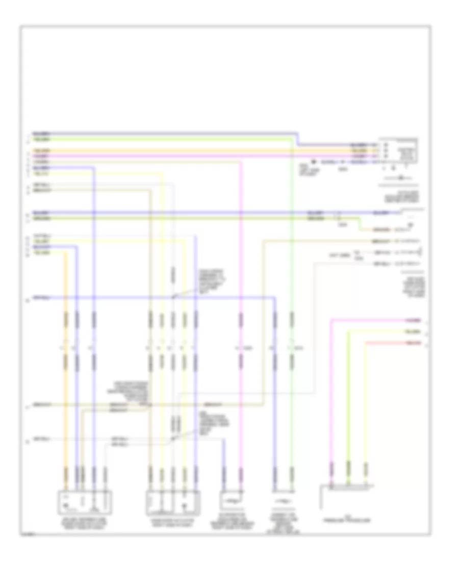 Automatic AC Wiring Diagram, Except Hybrid (2 of 3) for Ford Escape 2011