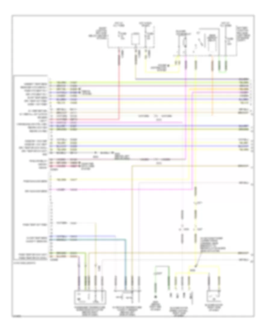 Automatic AC Wiring Diagram, Hybrid (1 of 4) for Ford Escape 2011