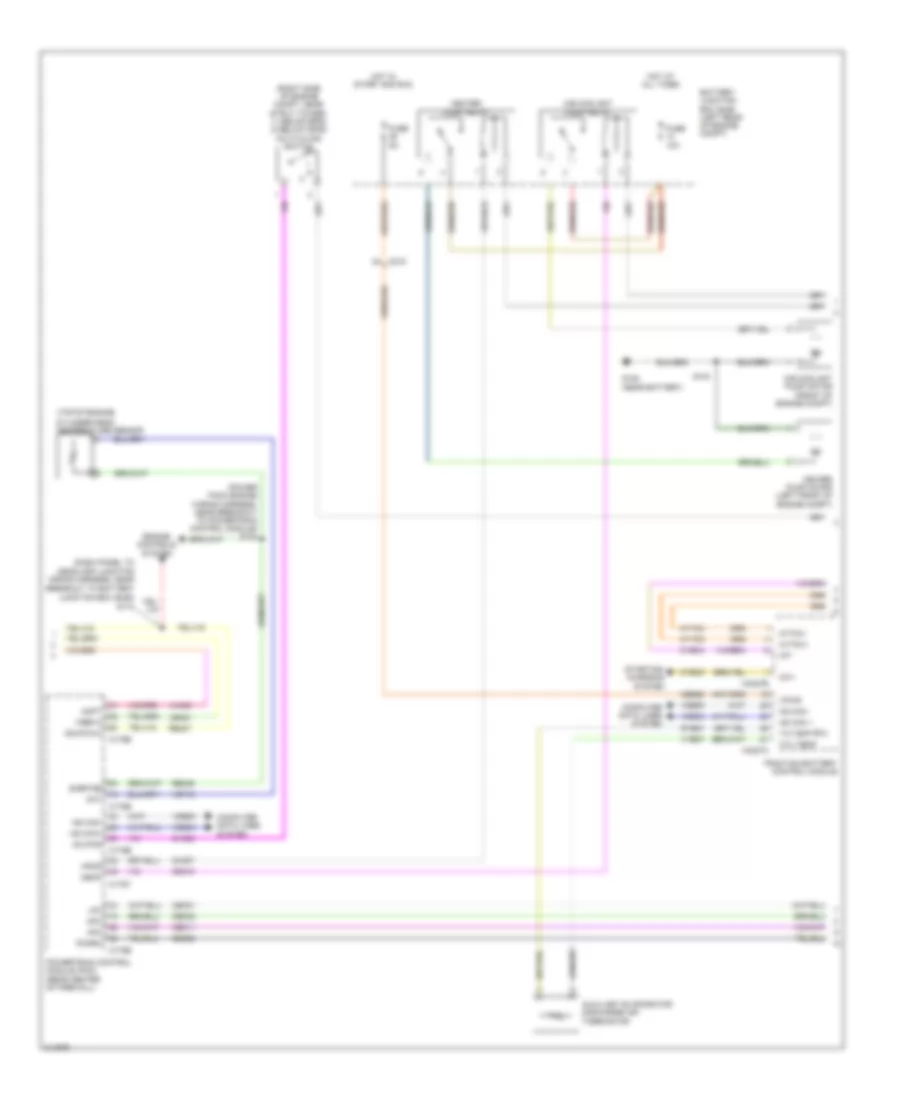 Automatic AC Wiring Diagram, Hybrid (3 of 4) for Ford Escape 2011