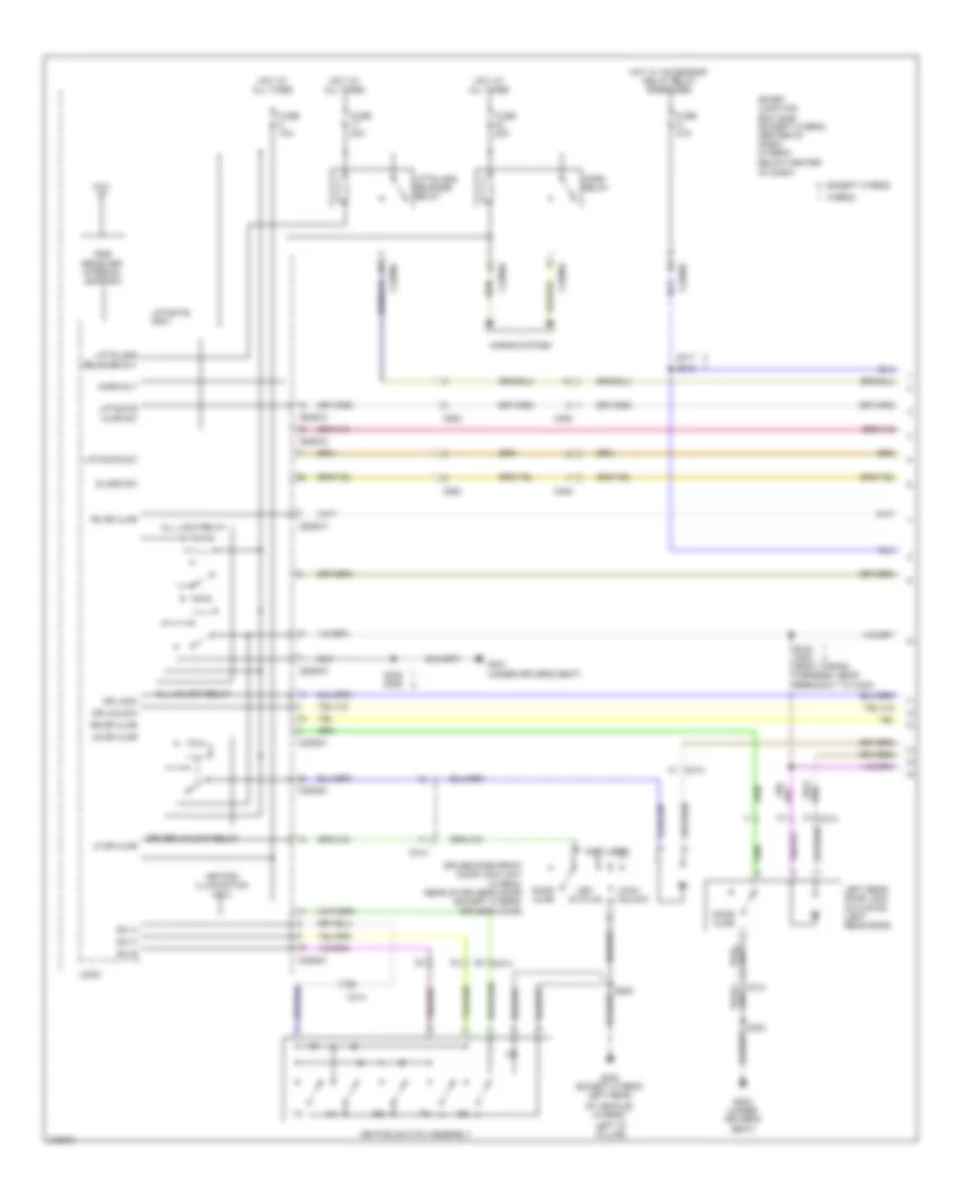 Forced Entry Wiring Diagram 1 of 2 for Ford Escape 2011
