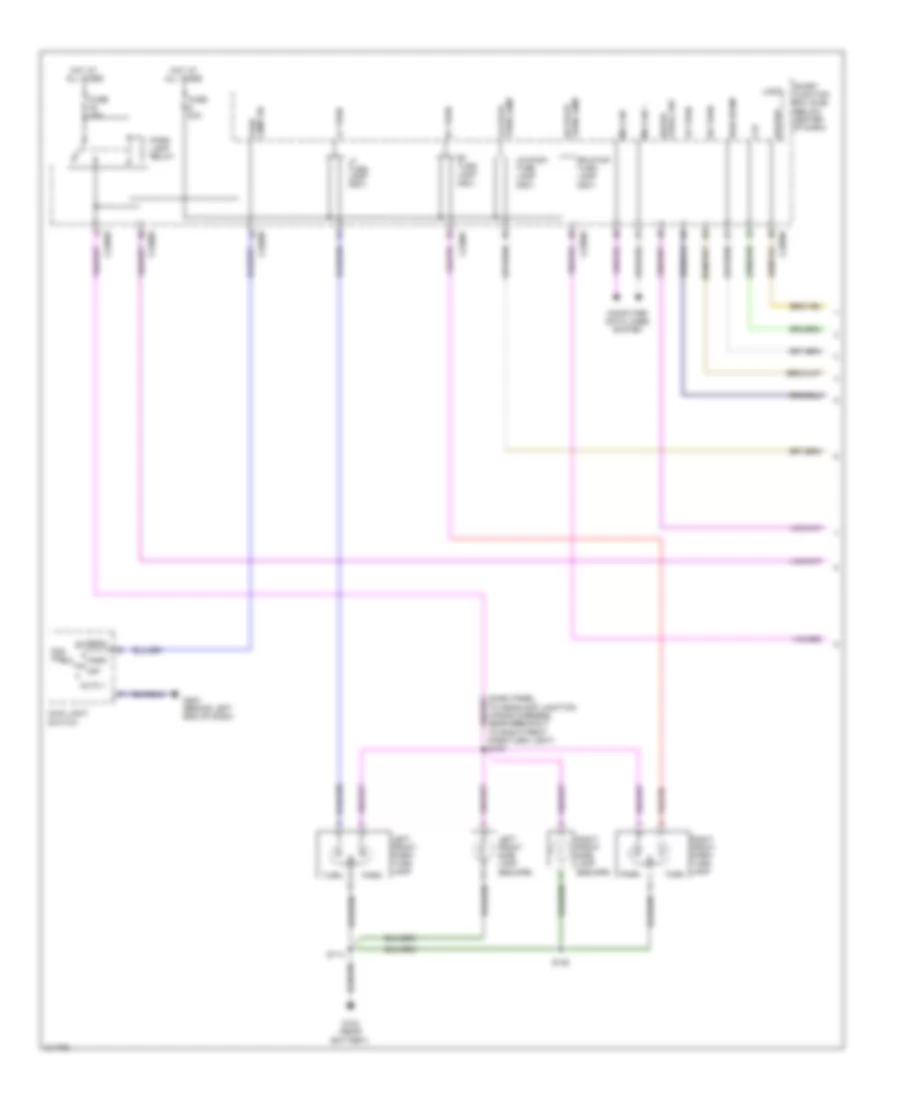 Exterior Lamps Wiring Diagram Hybrid 1 of 2 for Ford Escape 2011