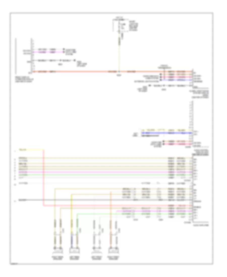 Navigation Wiring Diagram 2 of 2 for Ford Escape 2011