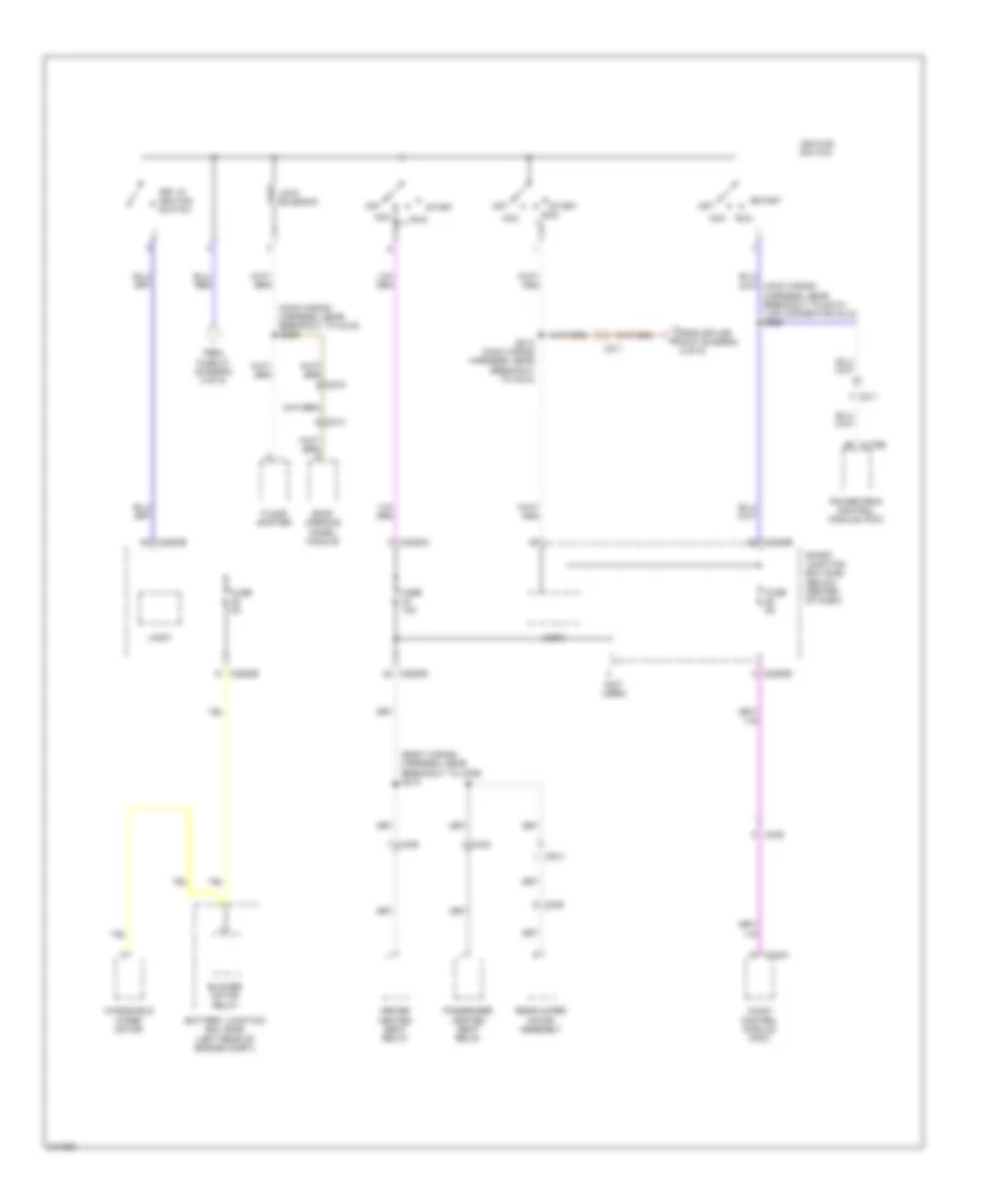 Power Distribution Wiring Diagram, Hybrid (4 of 5) for Ford Escape 2011