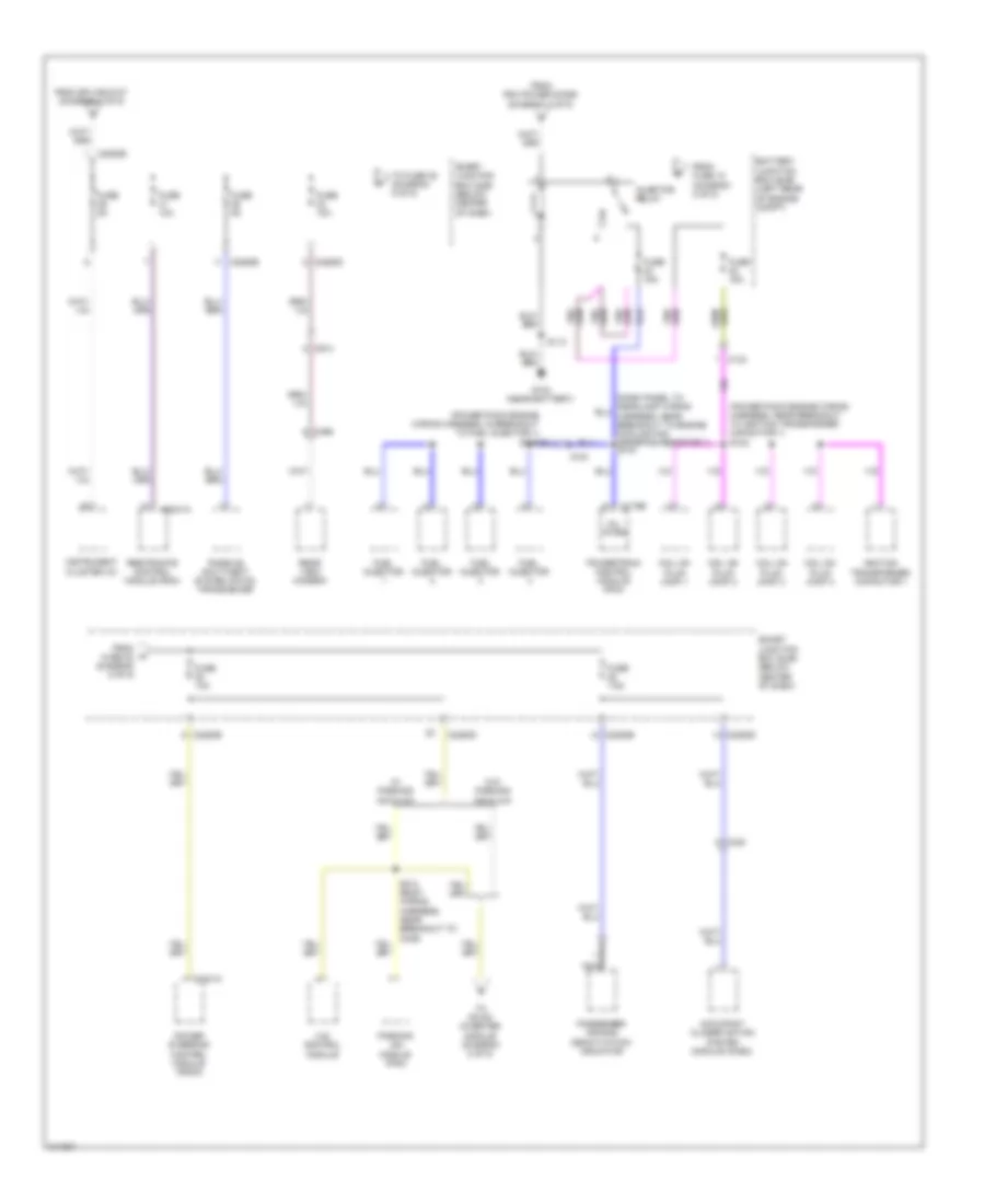 Power Distribution Wiring Diagram, Hybrid (5 of 5) for Ford Escape 2011