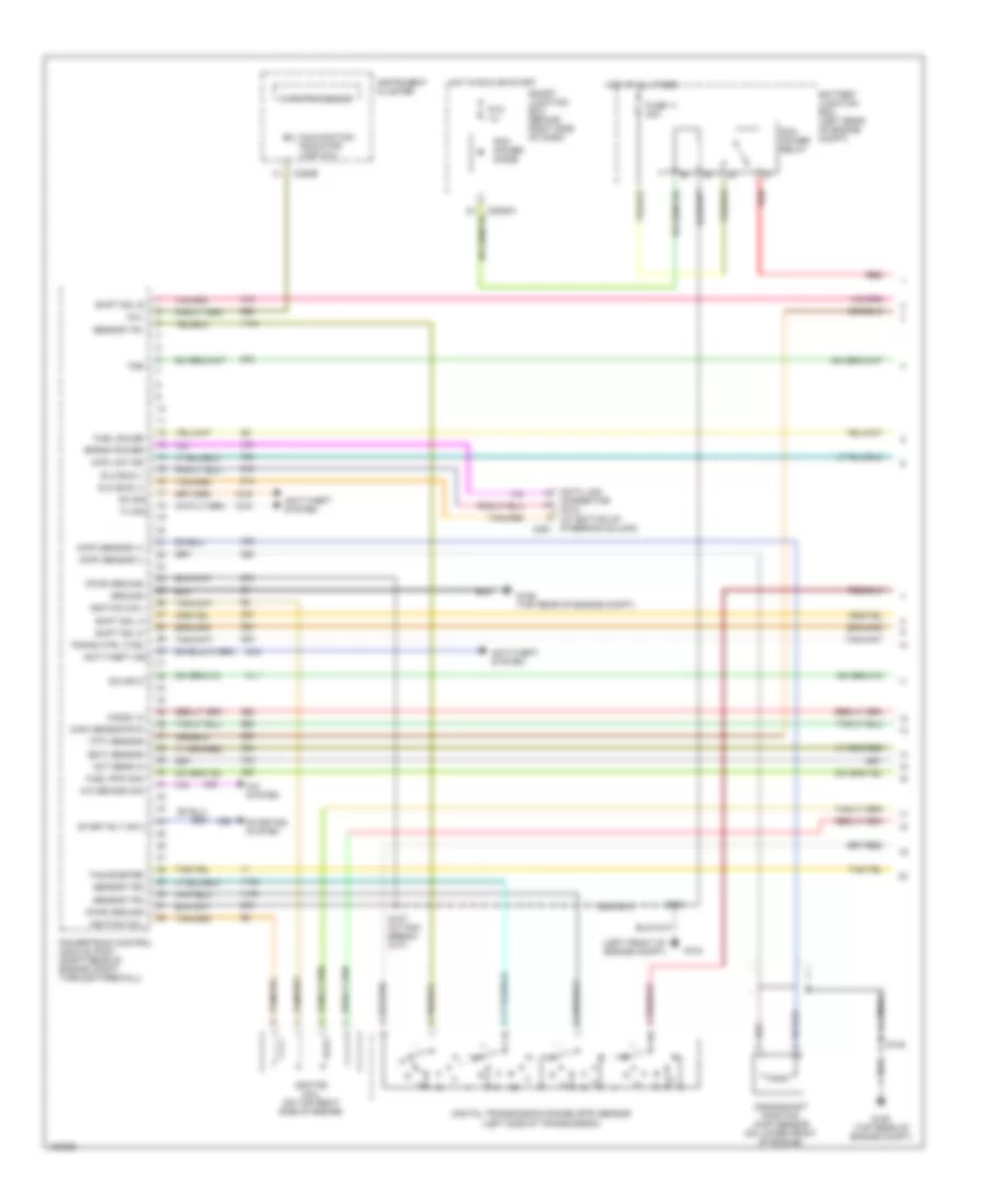 3.0L, Engine Performance Wiring Diagram (1 of 4) for Ford Ranger 2004