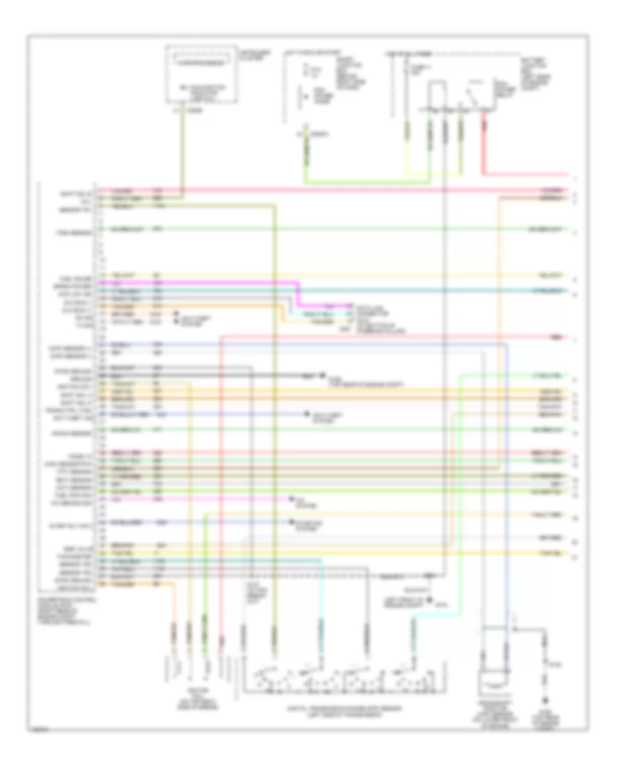 4.0L, Engine Performance Wiring Diagram (1 of 4) for Ford Ranger 2004