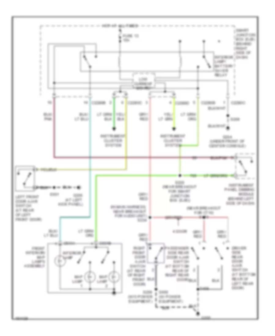 Courtesy Lamps Wiring Diagram for Ford Ranger 2004