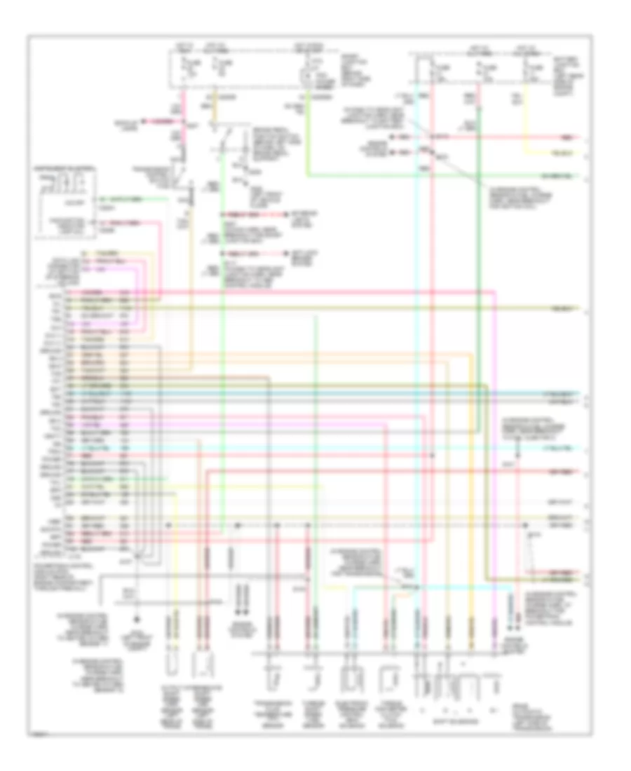 4 0L A T Wiring Diagram 1 of 2 for Ford Ranger 2004