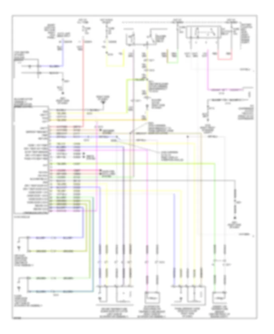 Manual A C Wiring Diagram 1 of 2 for Ford Mustang Boss 302 2012