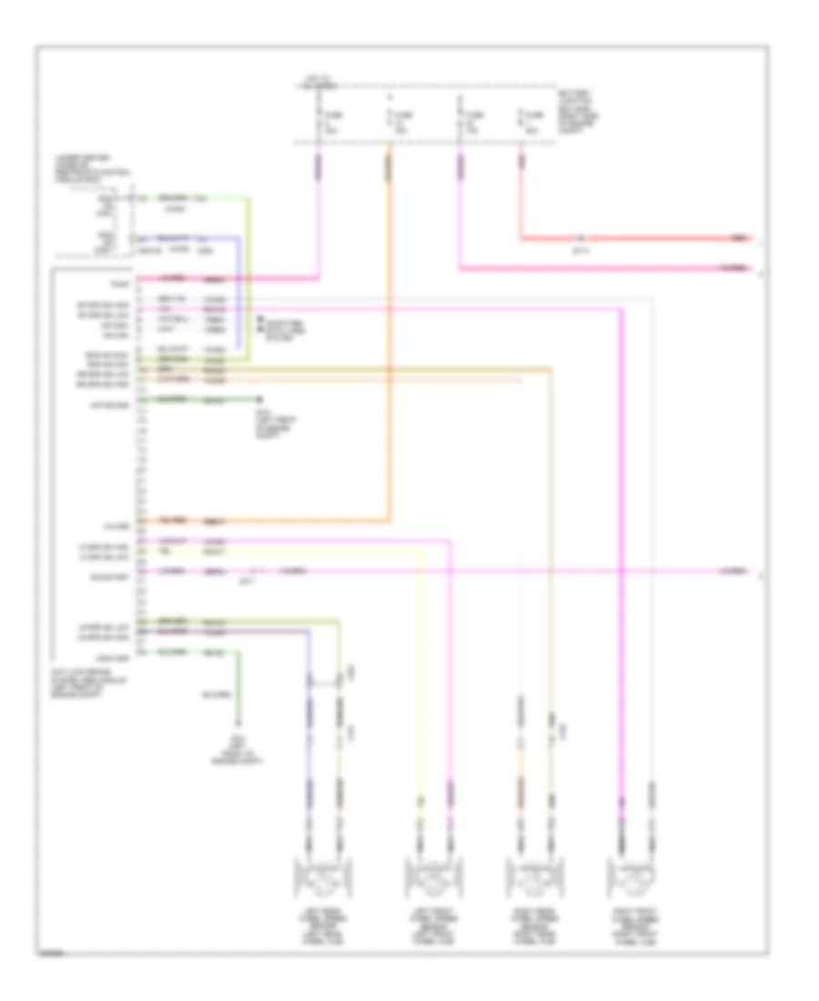 Anti lock Brakes Wiring Diagram 1 of 2 for Ford Mustang Boss 302 2012