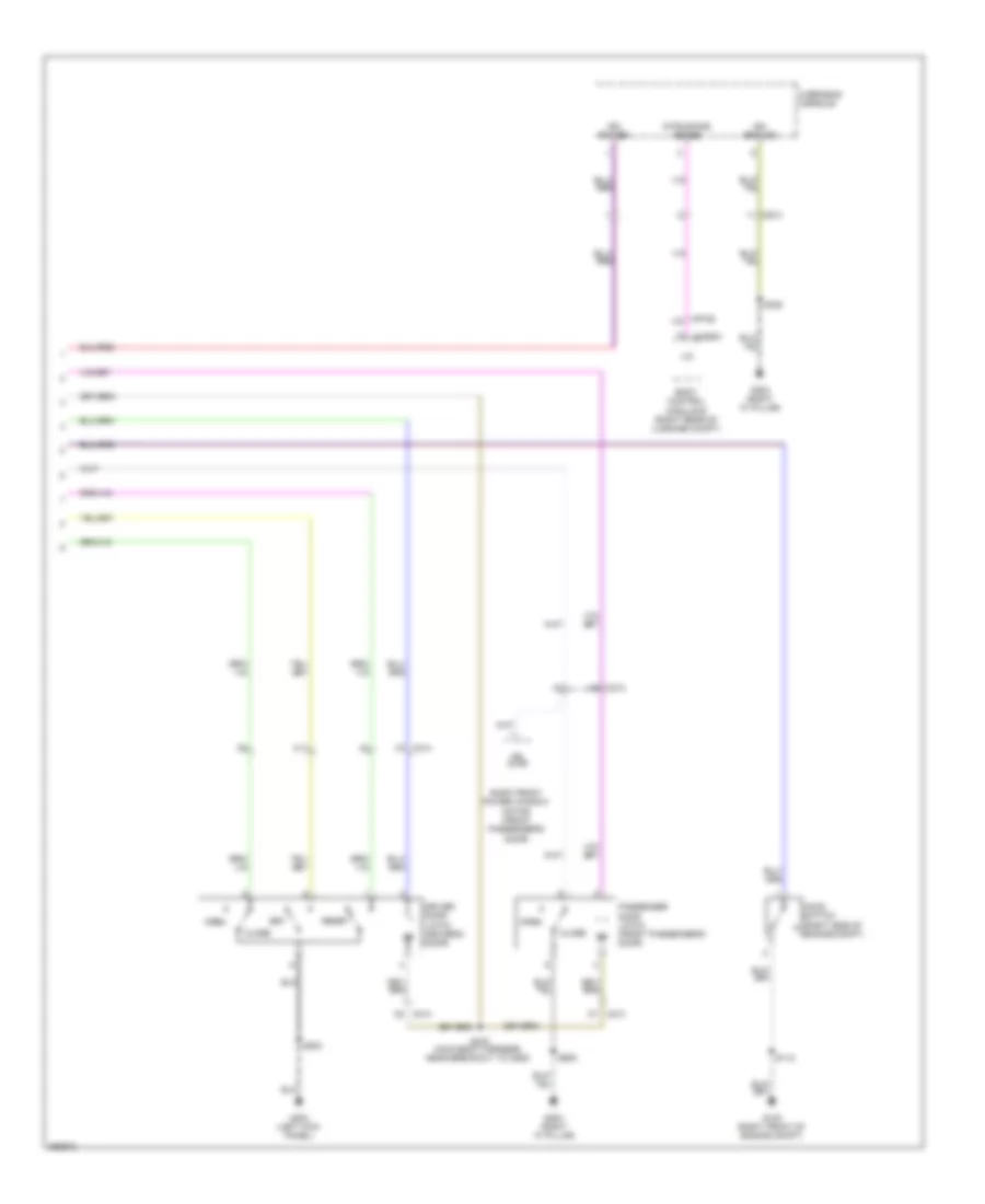 Forced Entry Wiring Diagram 2 of 2 for Ford Mustang Boss 302 2012