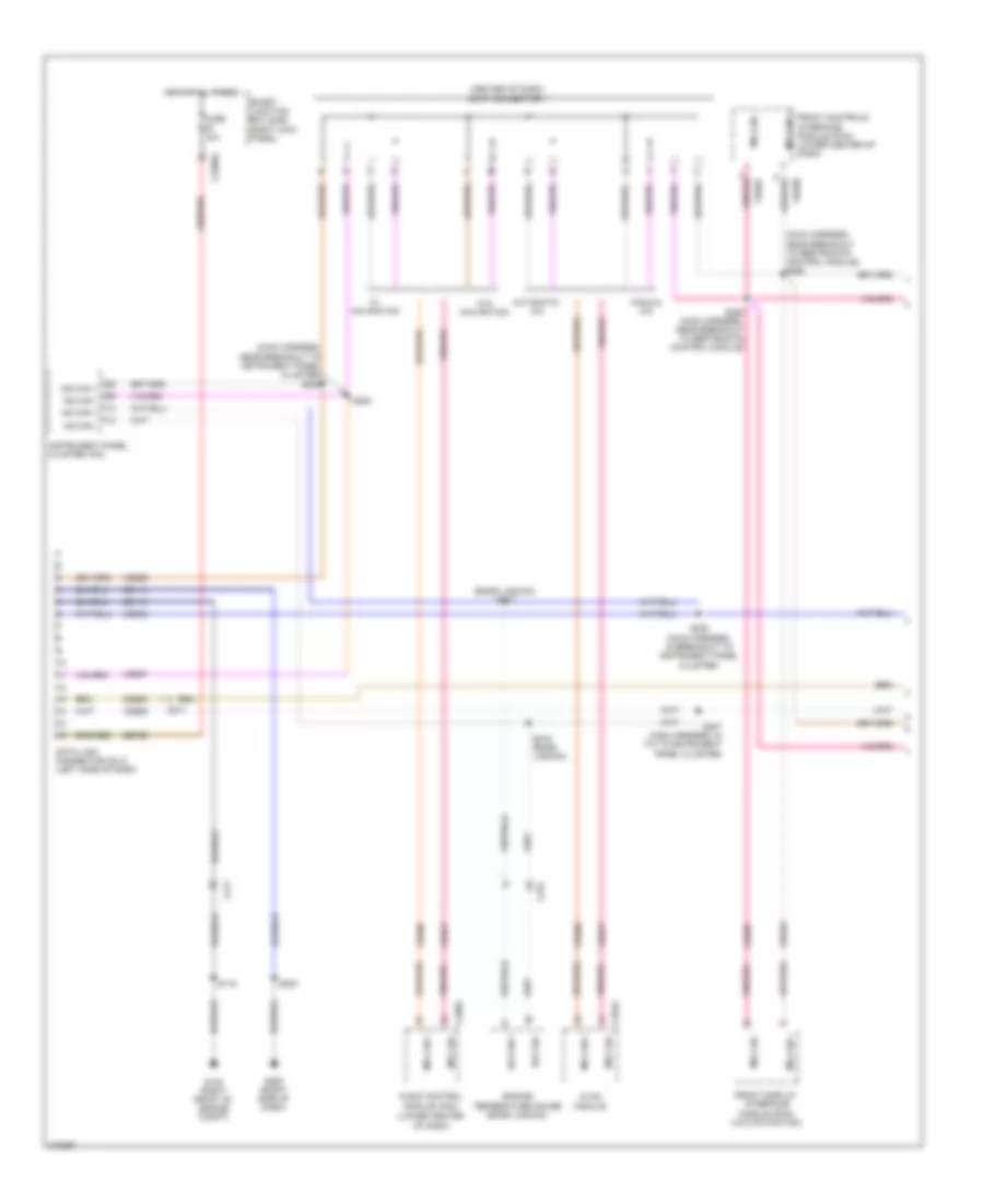 Computer Data Lines Wiring Diagram 1 of 2 for Ford Mustang Boss 302 2012