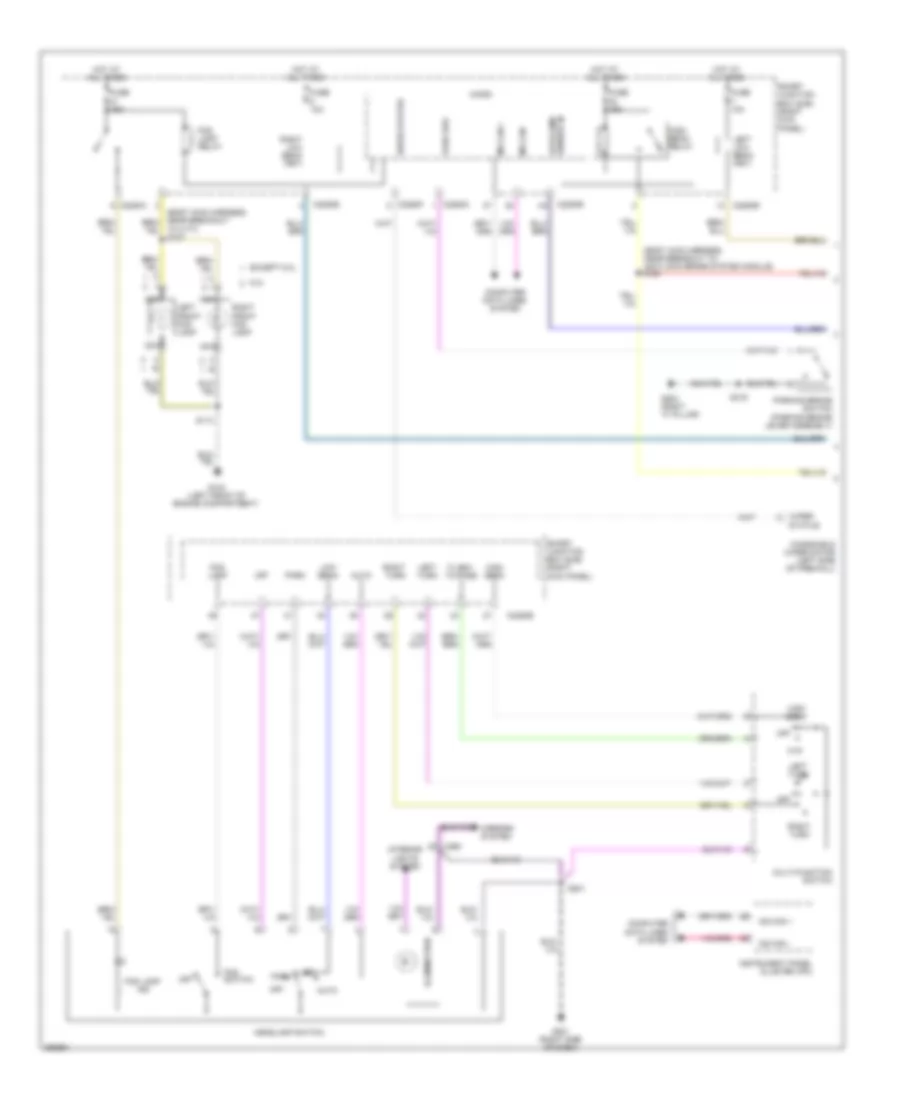 Headlights Wiring Diagram with High Intensity Gas Discharge Headlights 1 of 2 for Ford Mustang Boss 302 2012