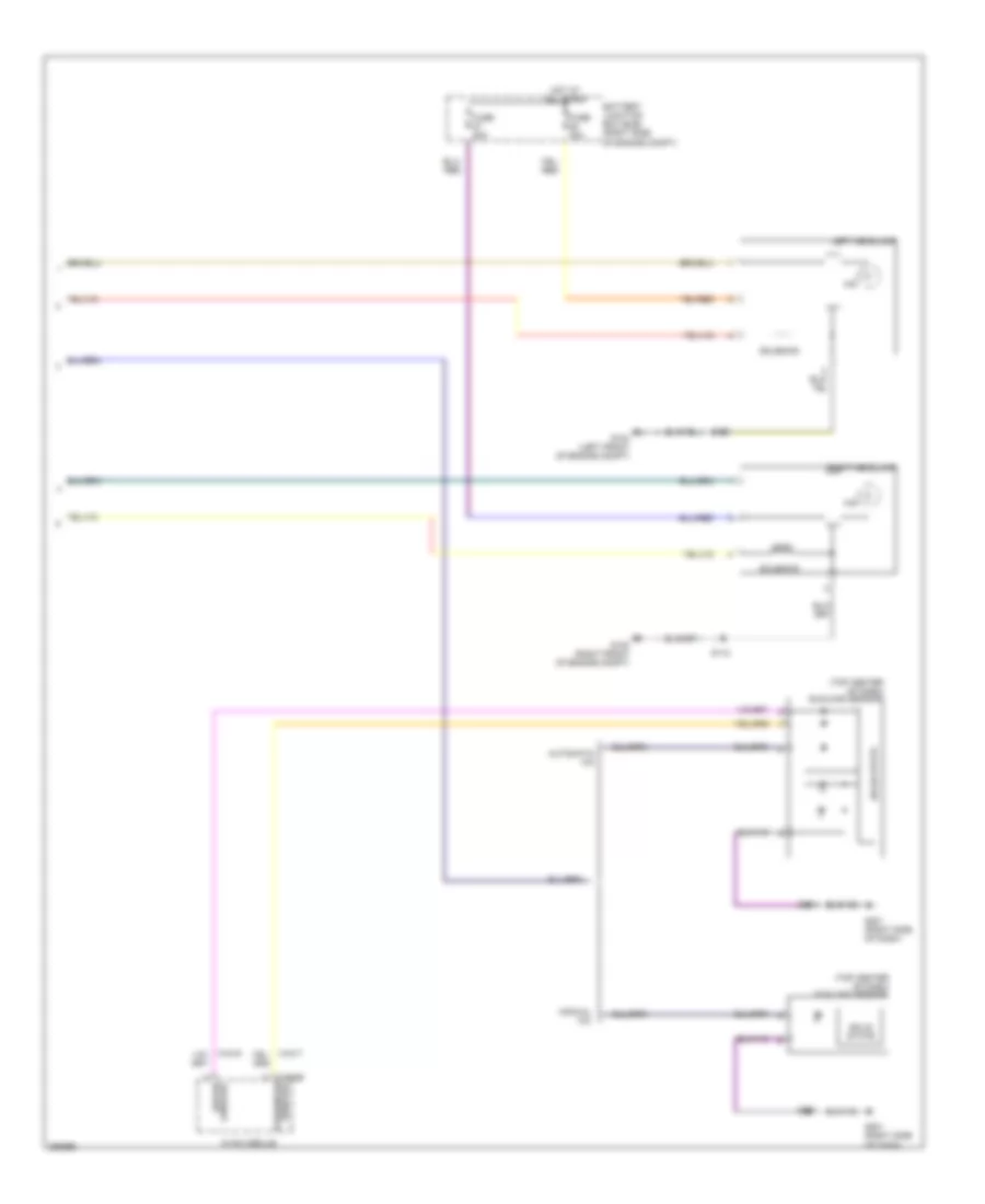 Headlights Wiring Diagram with High Intensity Gas Discharge Headlights 2 of 2 for Ford Mustang Boss 302 2012